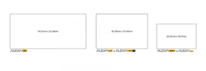 Alexa sensor sizes
